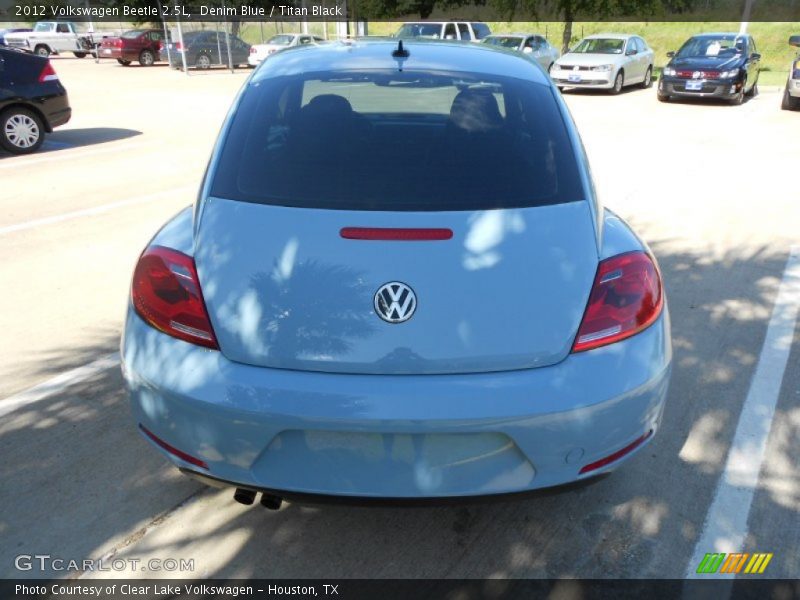 Denim Blue / Titan Black 2012 Volkswagen Beetle 2.5L