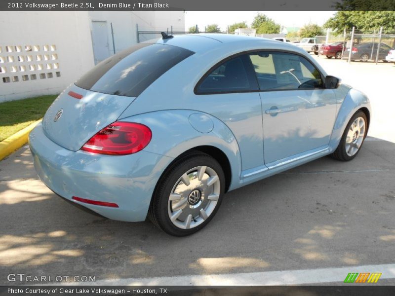 Denim Blue / Titan Black 2012 Volkswagen Beetle 2.5L