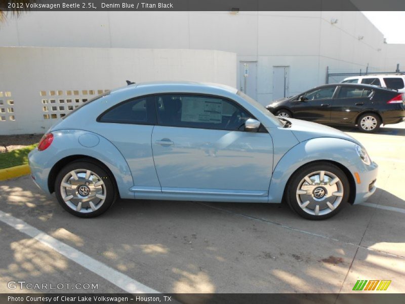 Denim Blue / Titan Black 2012 Volkswagen Beetle 2.5L