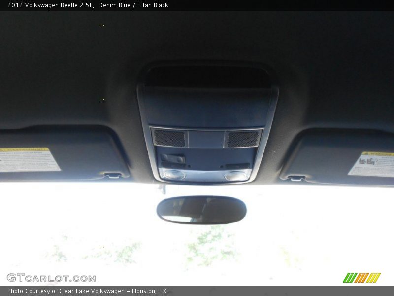 Denim Blue / Titan Black 2012 Volkswagen Beetle 2.5L