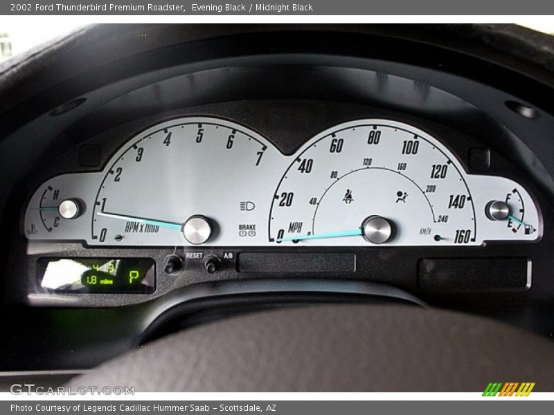  2002 Thunderbird Premium Roadster Premium Roadster Gauges