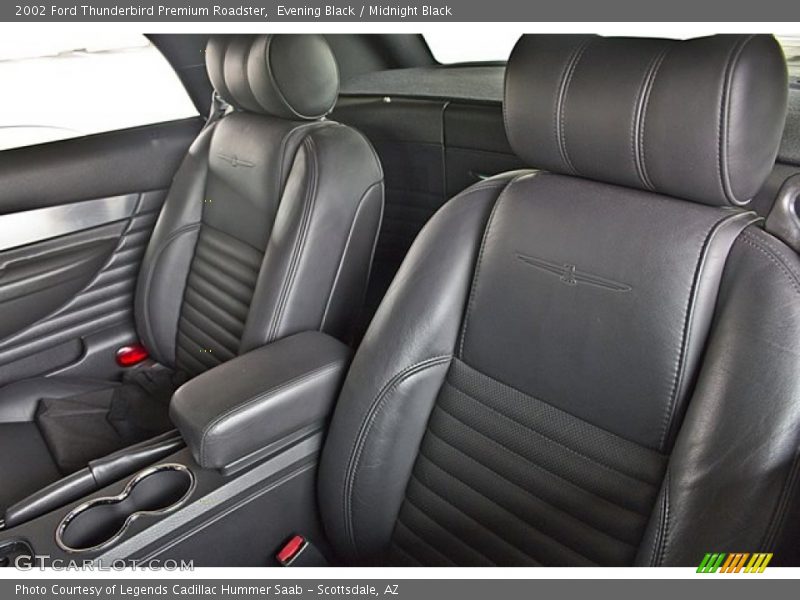  2002 Thunderbird Premium Roadster Midnight Black Interior