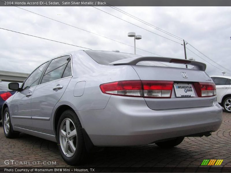 Satin Silver Metallic / Black 2004 Honda Accord EX-L Sedan