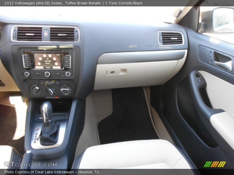 Toffee Brown Metallic / 2 Tone Cornsilk/Black 2012 Volkswagen Jetta SEL Sedan