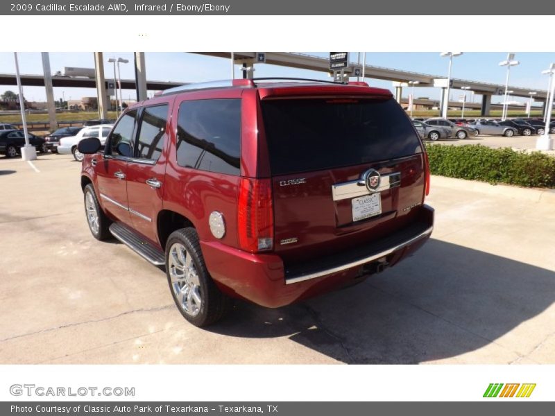 Infrared / Ebony/Ebony 2009 Cadillac Escalade AWD