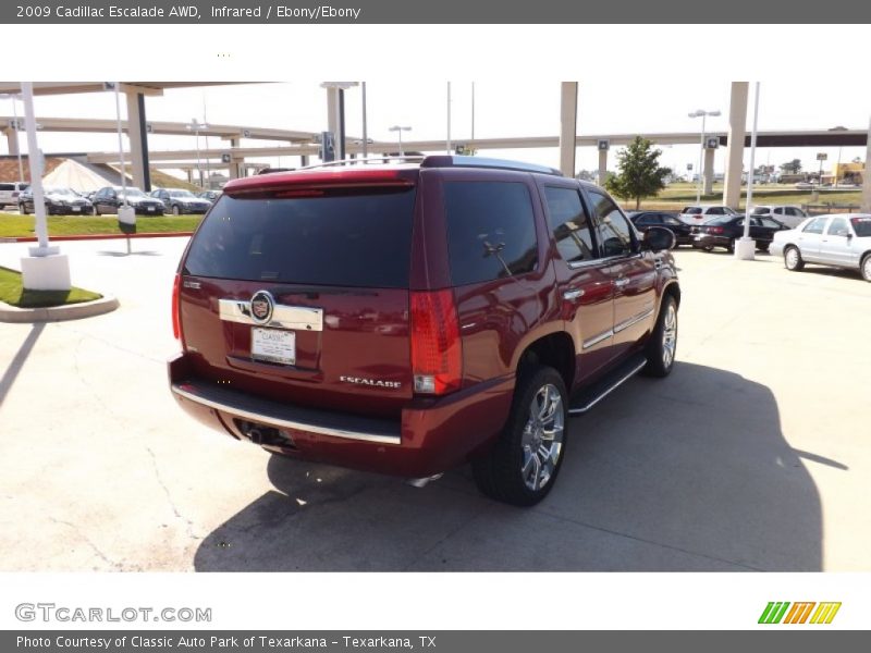 Infrared / Ebony/Ebony 2009 Cadillac Escalade AWD