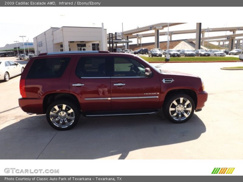 Infrared / Ebony/Ebony 2009 Cadillac Escalade AWD