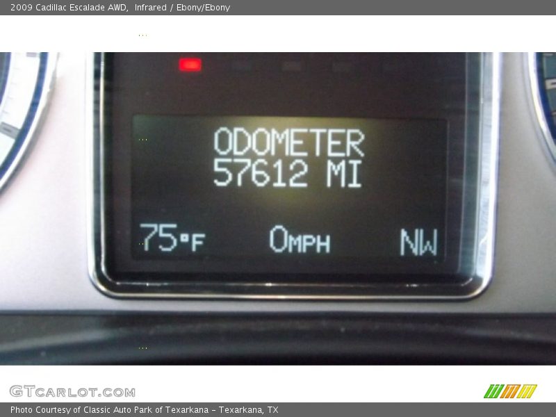 Infrared / Ebony/Ebony 2009 Cadillac Escalade AWD
