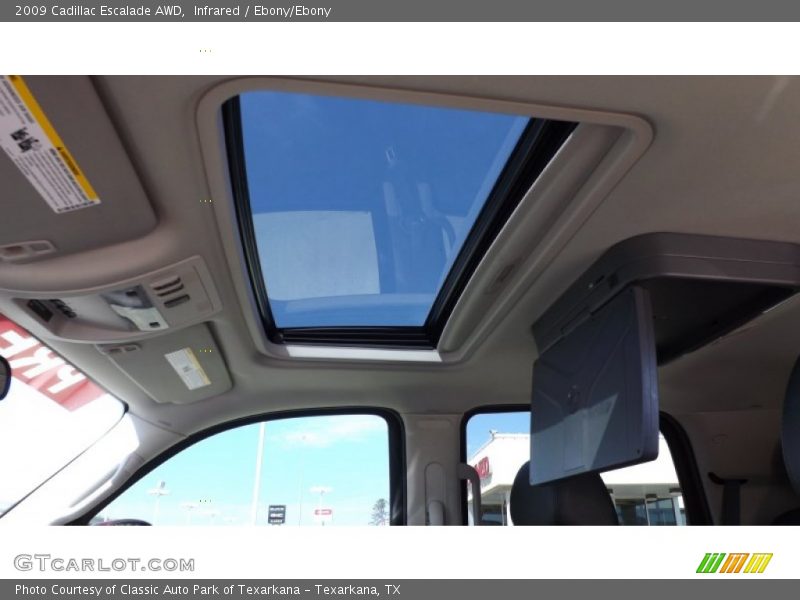 Infrared / Ebony/Ebony 2009 Cadillac Escalade AWD