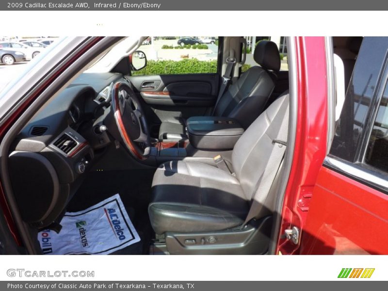 Infrared / Ebony/Ebony 2009 Cadillac Escalade AWD