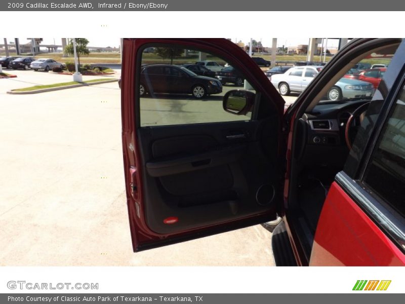 Infrared / Ebony/Ebony 2009 Cadillac Escalade AWD