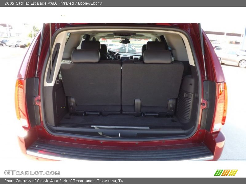 Infrared / Ebony/Ebony 2009 Cadillac Escalade AWD