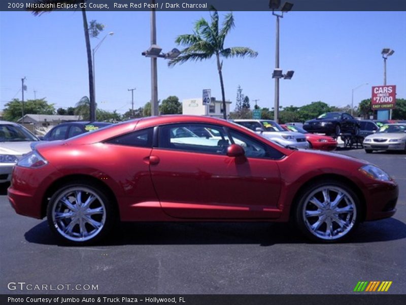Rave Red Pearl / Dark Charcoal 2009 Mitsubishi Eclipse GS Coupe