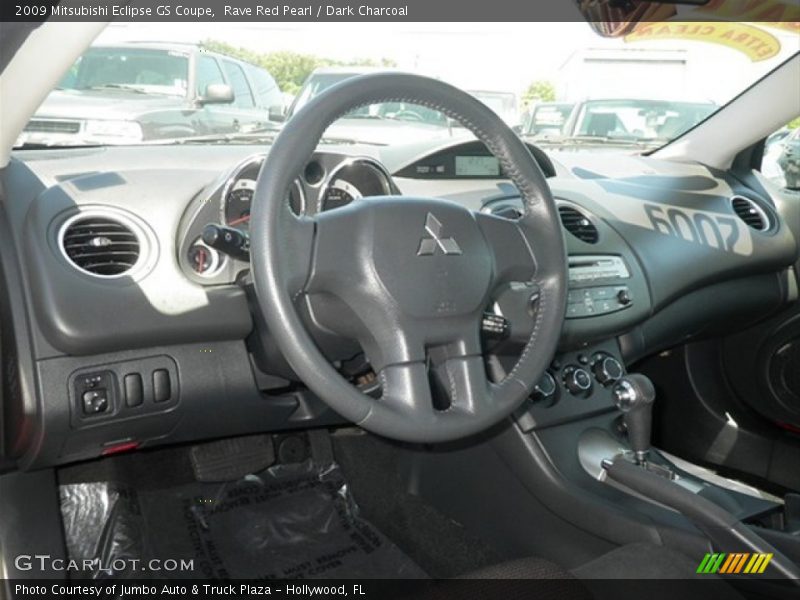 Rave Red Pearl / Dark Charcoal 2009 Mitsubishi Eclipse GS Coupe