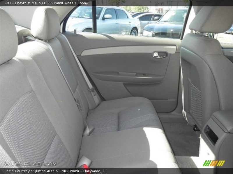 Summit White / Ebony 2012 Chevrolet Malibu LS
