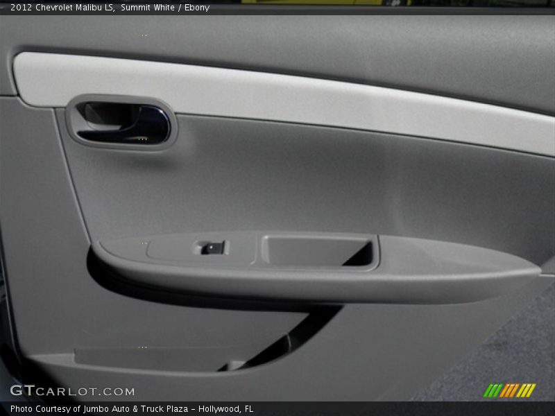 Summit White / Ebony 2012 Chevrolet Malibu LS
