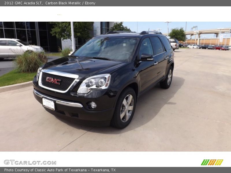 Carbon Black Metallic / Ebony 2012 GMC Acadia SLT