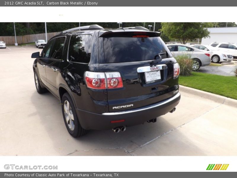 Carbon Black Metallic / Ebony 2012 GMC Acadia SLT