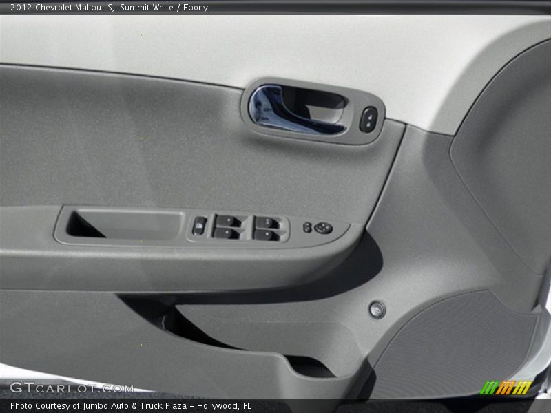 Summit White / Ebony 2012 Chevrolet Malibu LS