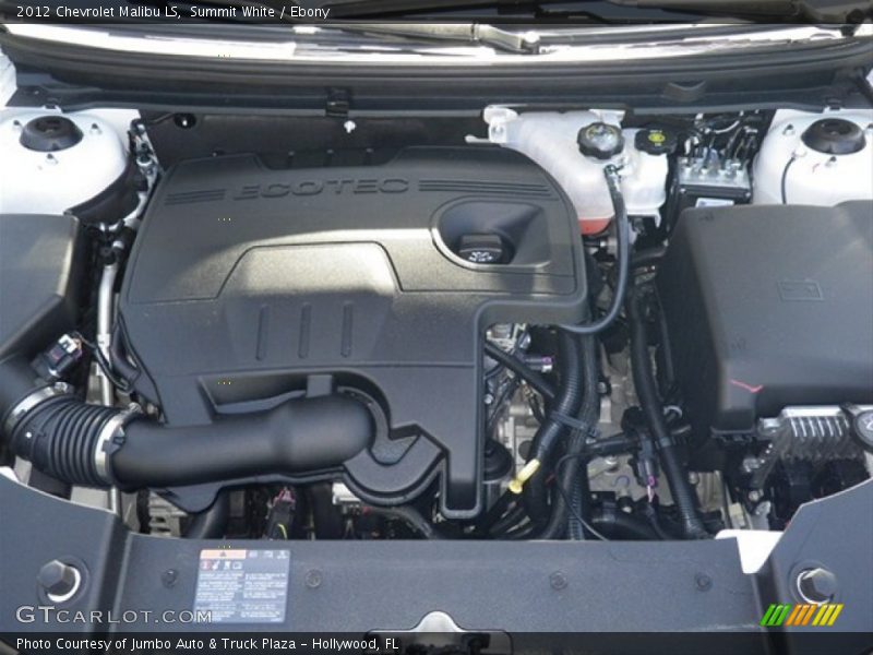 Summit White / Ebony 2012 Chevrolet Malibu LS