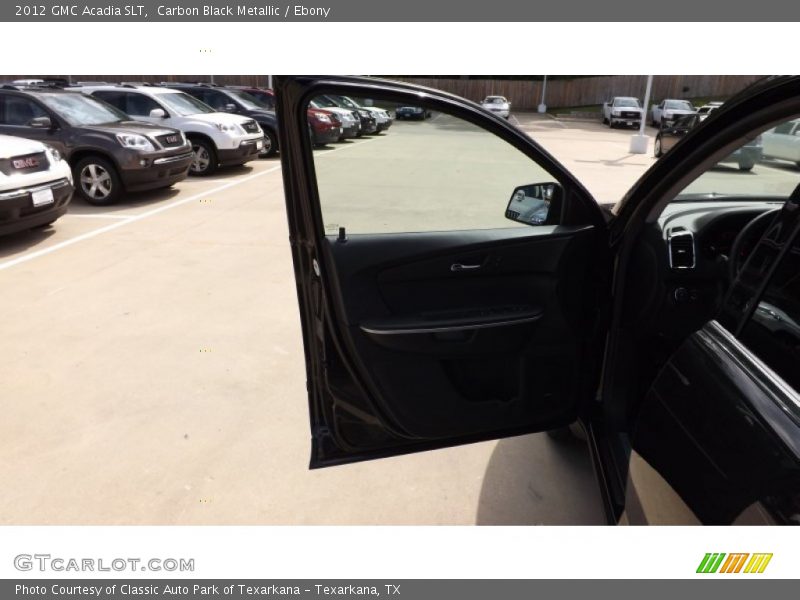 Carbon Black Metallic / Ebony 2012 GMC Acadia SLT