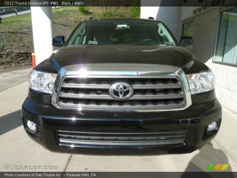 Black / Black 2012 Toyota Sequoia SR5 4WD