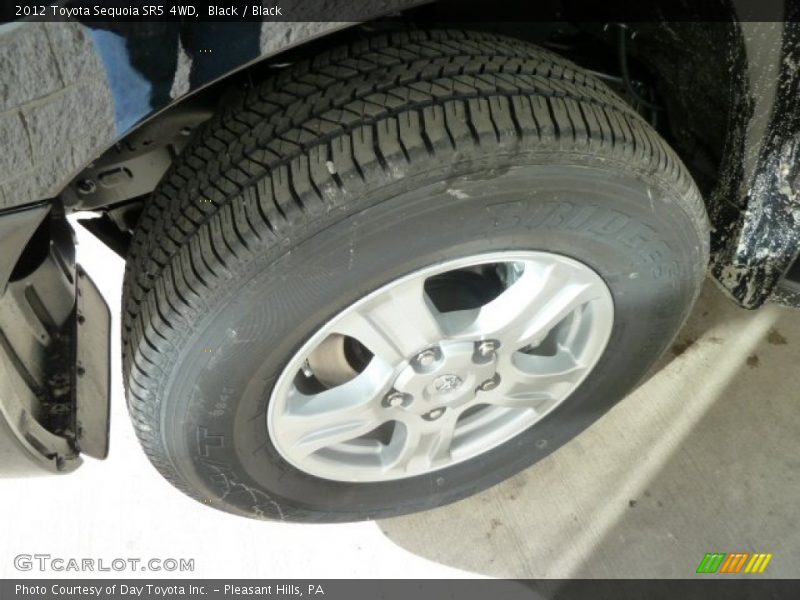 Black / Black 2012 Toyota Sequoia SR5 4WD