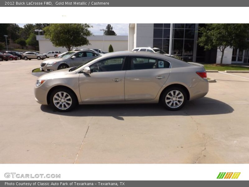 Gold Mist Metallic / Cashmere 2012 Buick LaCrosse FWD