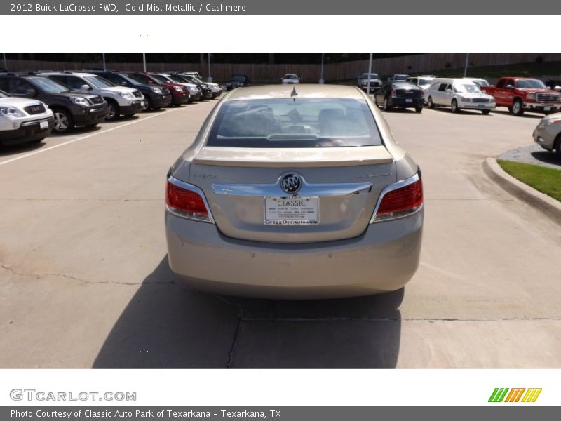 Gold Mist Metallic / Cashmere 2012 Buick LaCrosse FWD