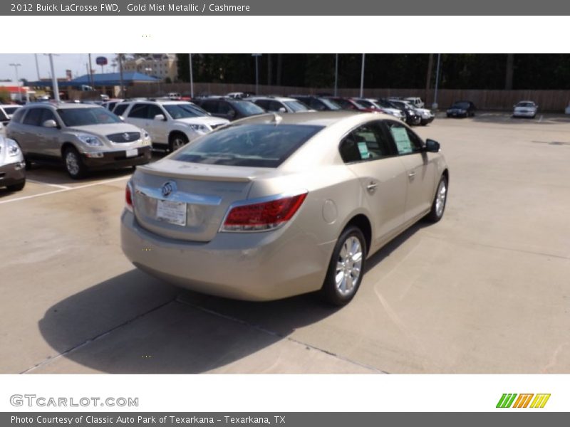 Gold Mist Metallic / Cashmere 2012 Buick LaCrosse FWD