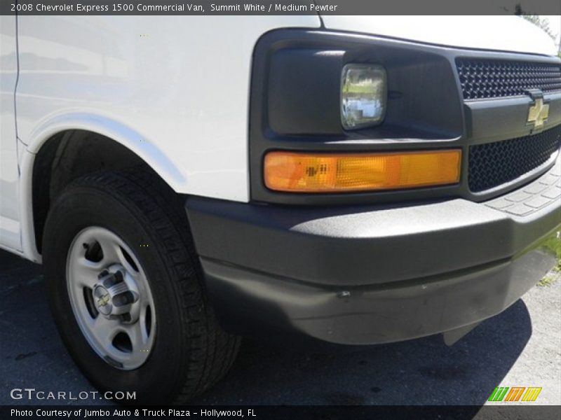 Summit White / Medium Pewter 2008 Chevrolet Express 1500 Commercial Van