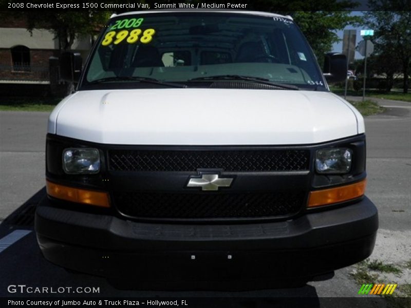 Summit White / Medium Pewter 2008 Chevrolet Express 1500 Commercial Van