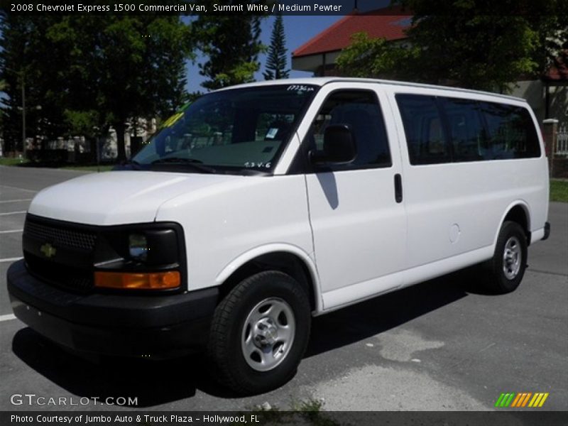 Summit White / Medium Pewter 2008 Chevrolet Express 1500 Commercial Van