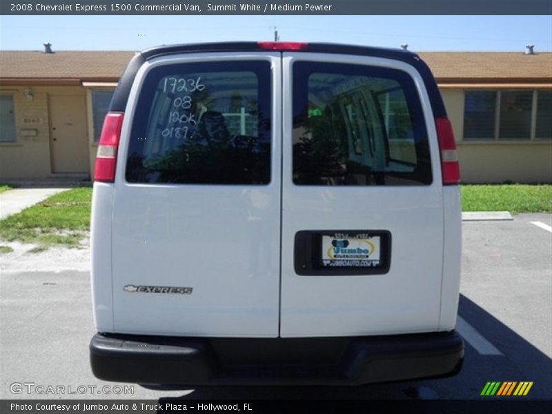 Summit White / Medium Pewter 2008 Chevrolet Express 1500 Commercial Van