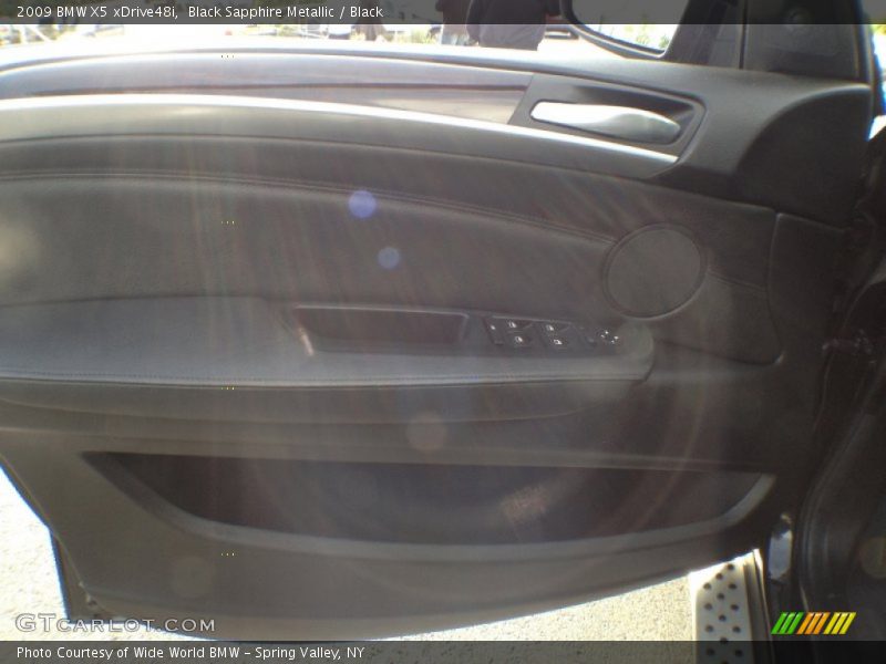 Black Sapphire Metallic / Black 2009 BMW X5 xDrive48i
