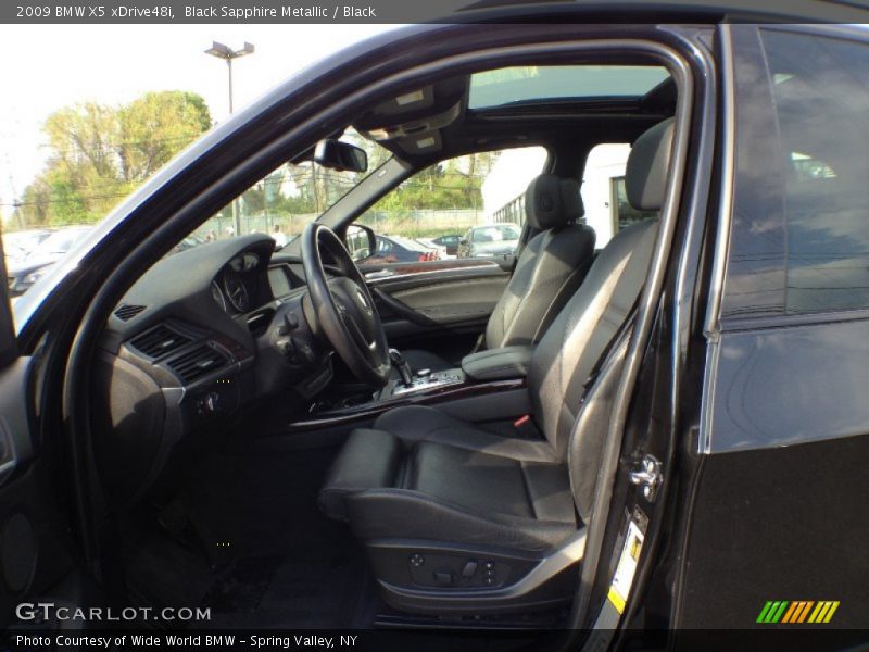 Black Sapphire Metallic / Black 2009 BMW X5 xDrive48i