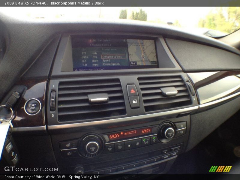 Black Sapphire Metallic / Black 2009 BMW X5 xDrive48i