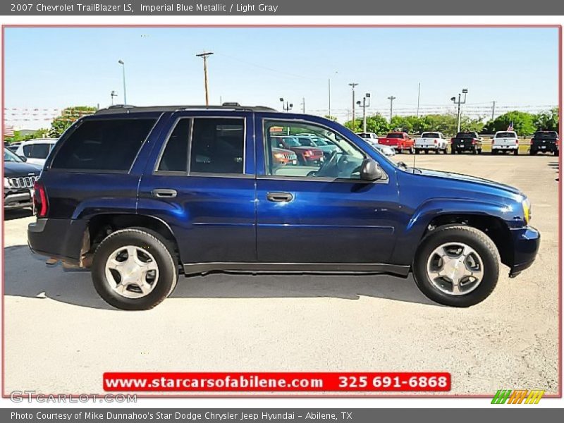 Imperial Blue Metallic / Light Gray 2007 Chevrolet TrailBlazer LS