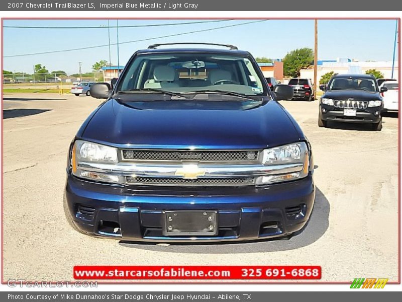 Imperial Blue Metallic / Light Gray 2007 Chevrolet TrailBlazer LS