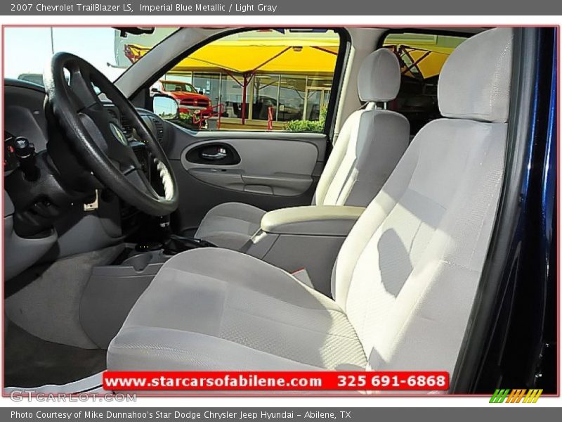 Imperial Blue Metallic / Light Gray 2007 Chevrolet TrailBlazer LS