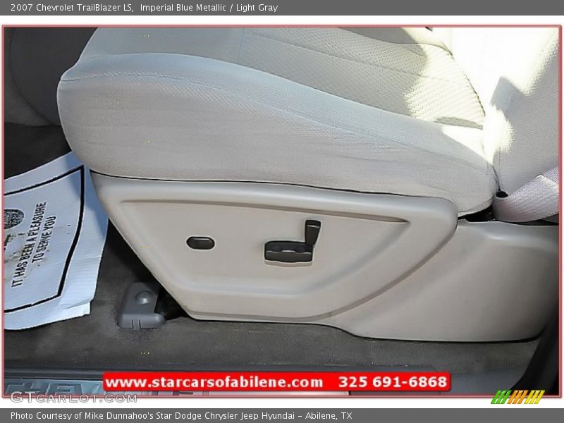 Imperial Blue Metallic / Light Gray 2007 Chevrolet TrailBlazer LS