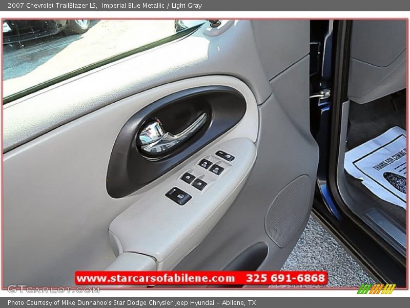 Imperial Blue Metallic / Light Gray 2007 Chevrolet TrailBlazer LS