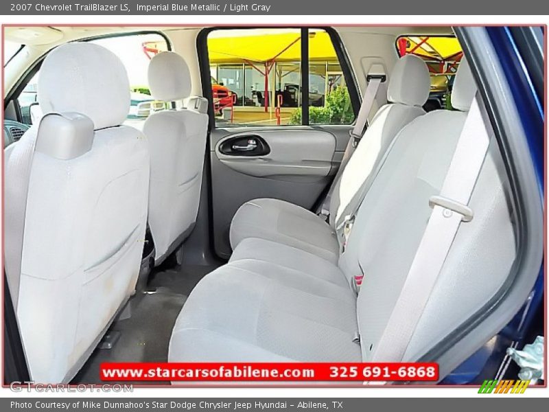 Imperial Blue Metallic / Light Gray 2007 Chevrolet TrailBlazer LS