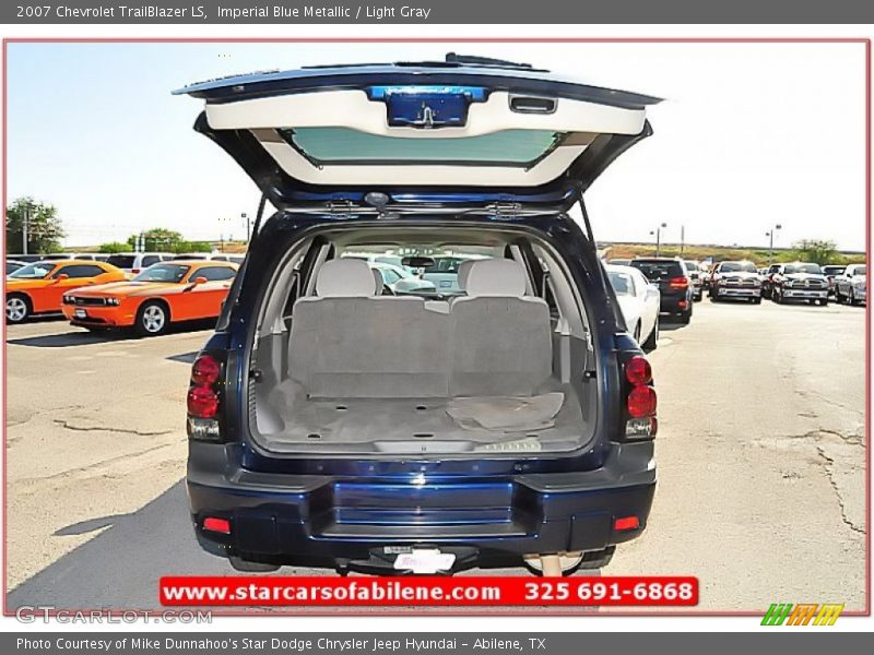 Imperial Blue Metallic / Light Gray 2007 Chevrolet TrailBlazer LS