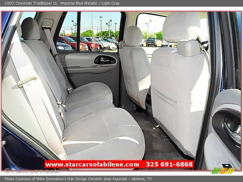 Imperial Blue Metallic / Light Gray 2007 Chevrolet TrailBlazer LS