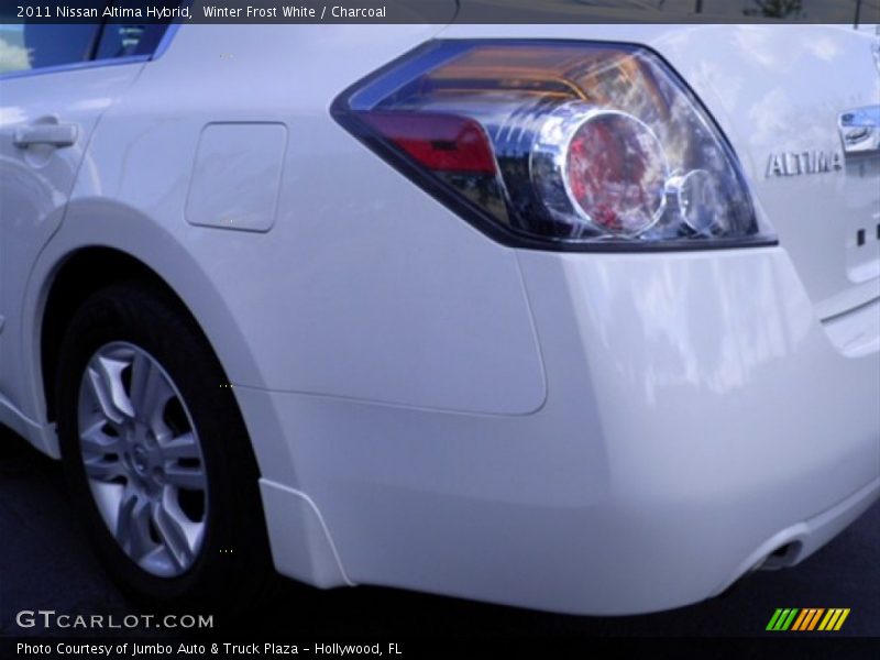 Winter Frost White / Charcoal 2011 Nissan Altima Hybrid