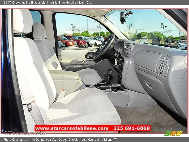 Imperial Blue Metallic / Light Gray 2007 Chevrolet TrailBlazer LS
