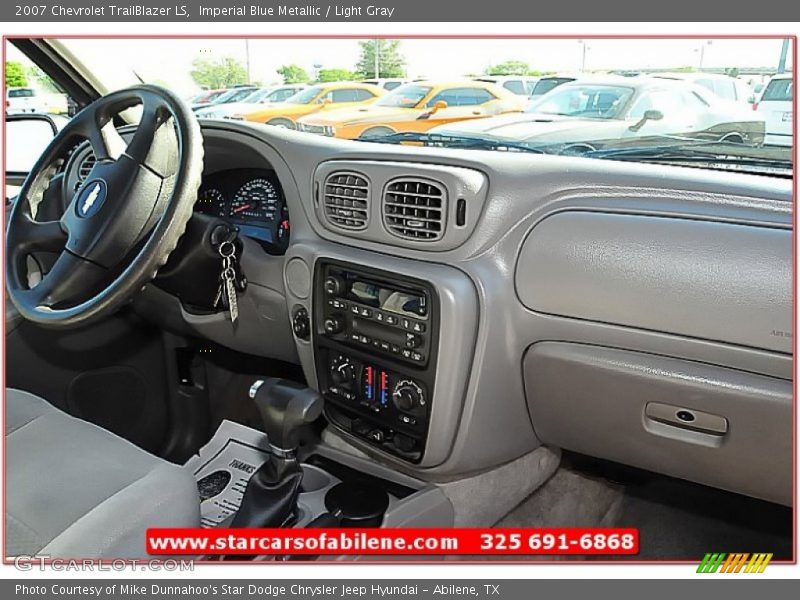 Imperial Blue Metallic / Light Gray 2007 Chevrolet TrailBlazer LS