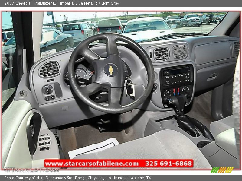 Imperial Blue Metallic / Light Gray 2007 Chevrolet TrailBlazer LS