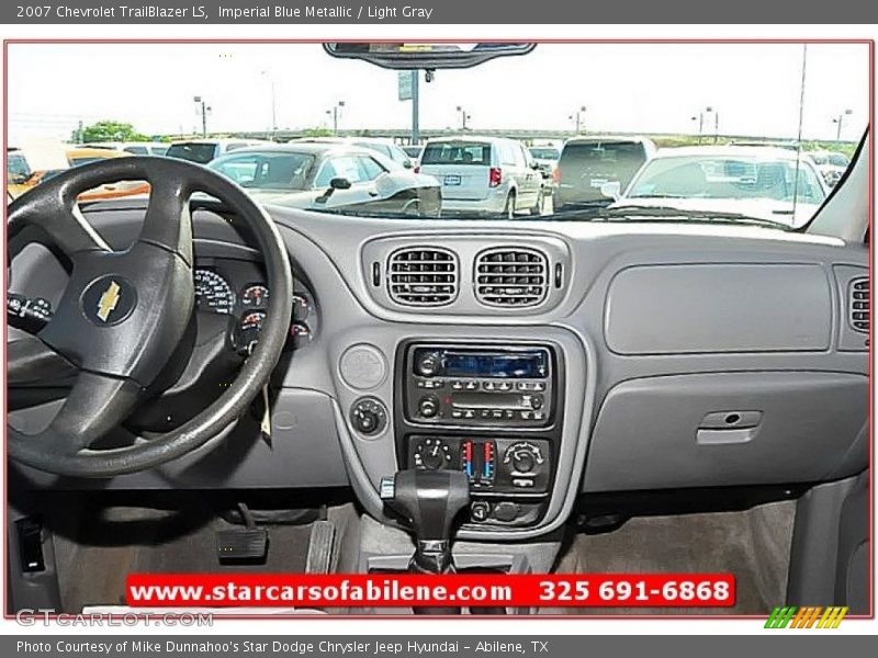 Imperial Blue Metallic / Light Gray 2007 Chevrolet TrailBlazer LS